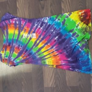 Liquid Blue Tie Dye Dress